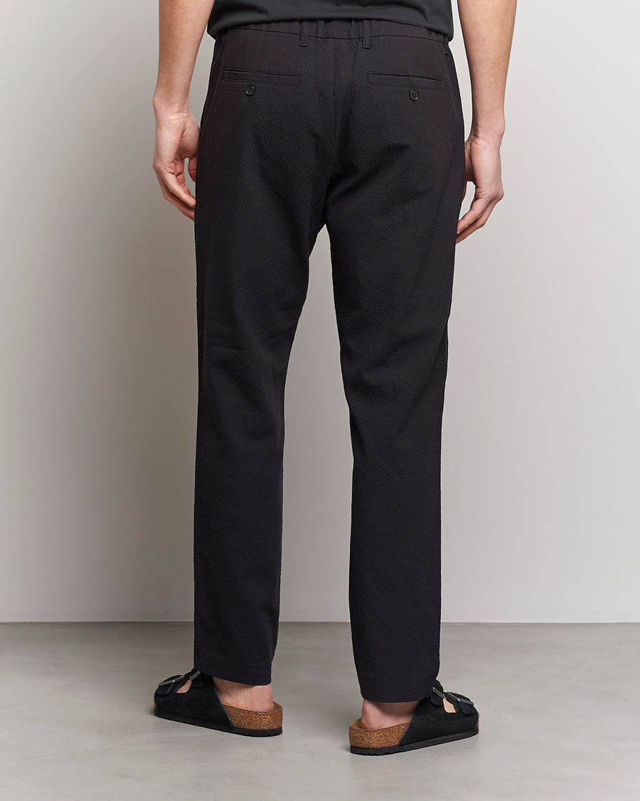 Heren | Broeken | NN07 | Theodore Seersucker Pants Black