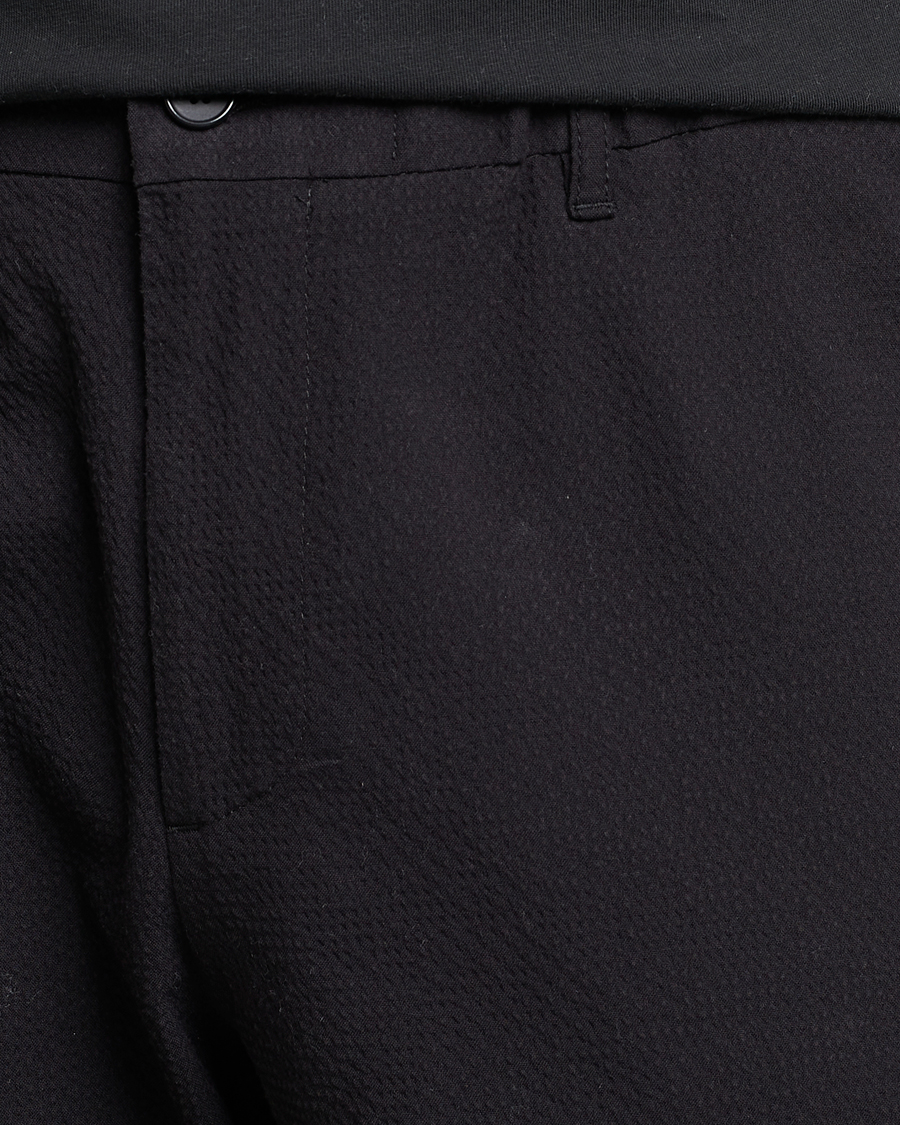 Heren | Broeken | NN07 | Theodore Seersucker Pants Black