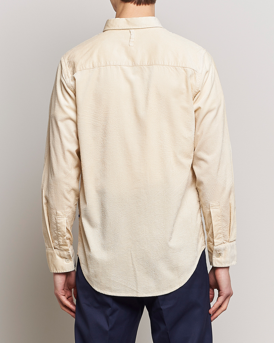 Heren | Overhemden | NN07 | Cohen Tencel Corduroy Shirt Ecru
