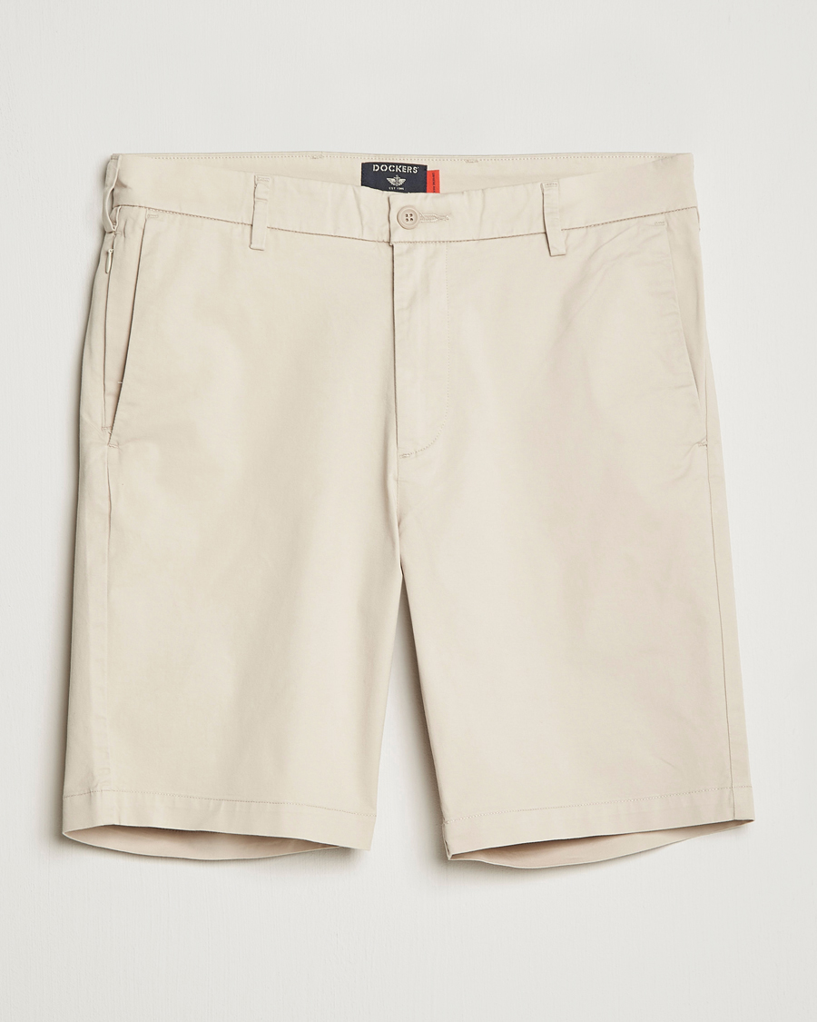 Heren | Korte broek | Dockers | Cotton Stretch Twill Chino Shorts Sahara Khaki