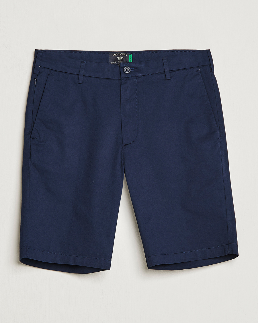 Heren | Korte broek | Dockers | Cotton Stretch Twill Chino Shorts Navy Blazer