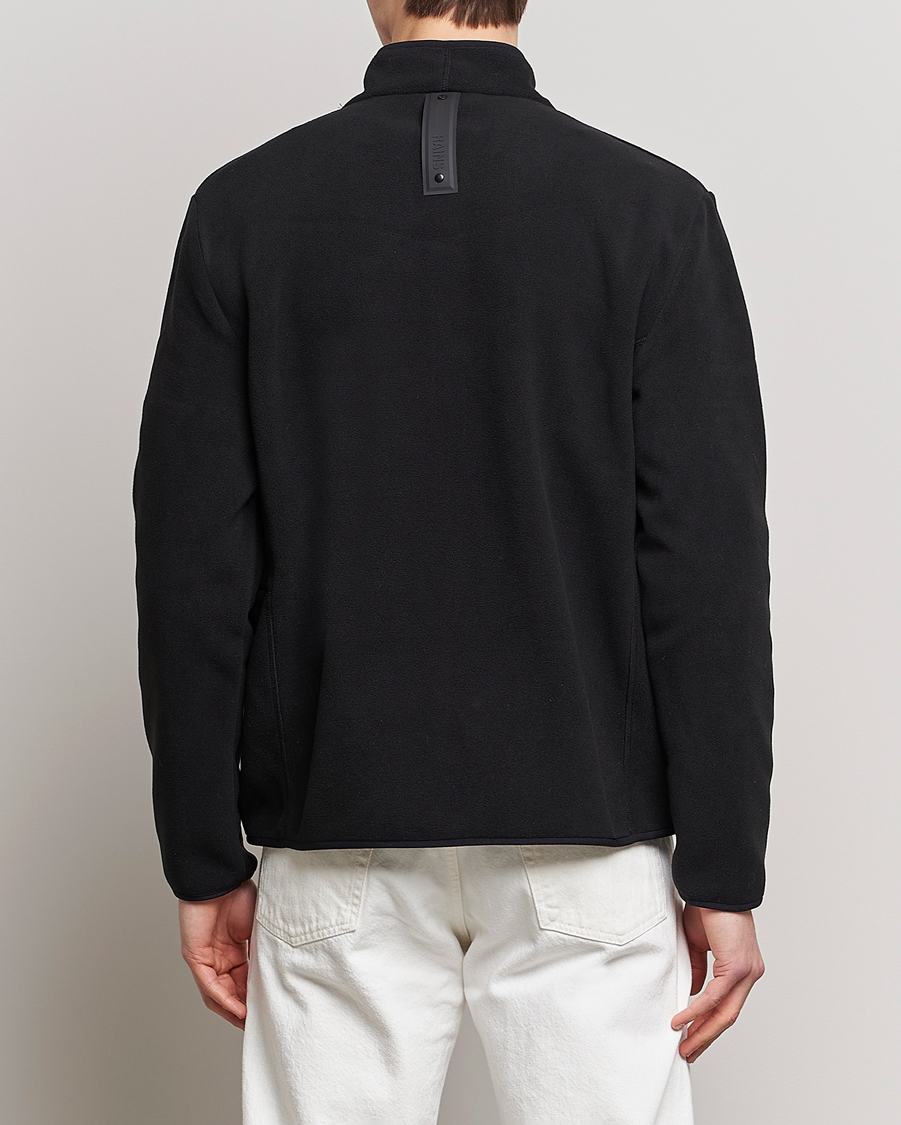 Heren | Truien | RAINS | Fleece Half-Zip Pullover Black