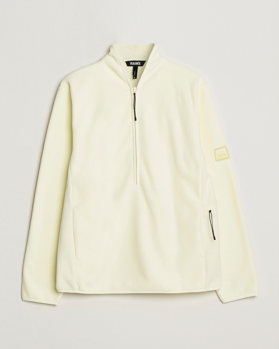 Heren | Truien | RAINS | Fleece Half-Zip Pullover Straw