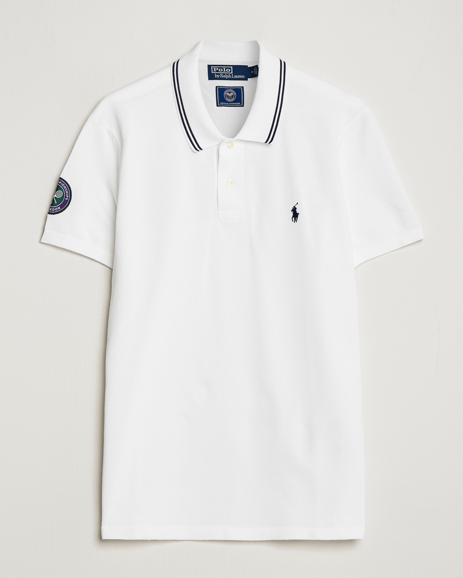 Heren | Polo's | Polo Ralph Lauren | Custom Slim Fit Wimbledon Polo Ceramic White