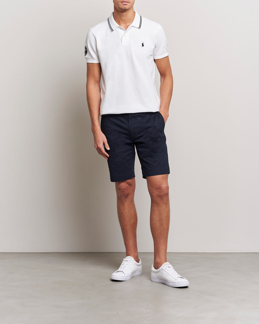 Heren | Polo's | Polo Ralph Lauren | Custom Slim Fit Wimbledon Polo Ceramic White
