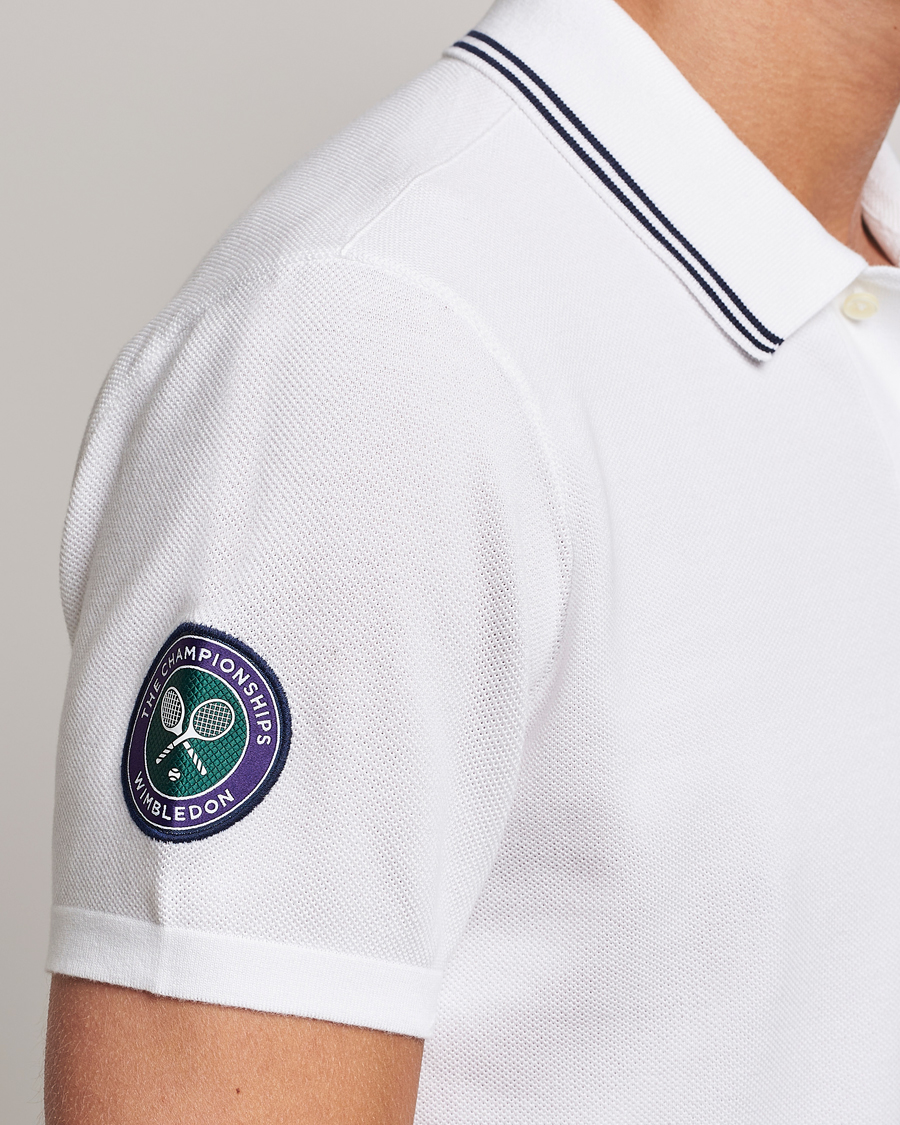 Heren | Polo's | Polo Ralph Lauren | Custom Slim Fit Wimbledon Polo Ceramic White
