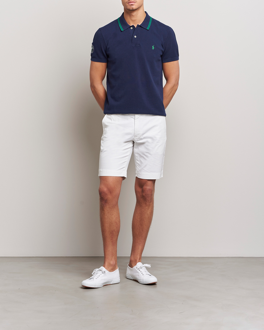 Heren | Polo's | Polo Ralph Lauren | Custom Slim Fit Wimbledon Polo Refined Navy