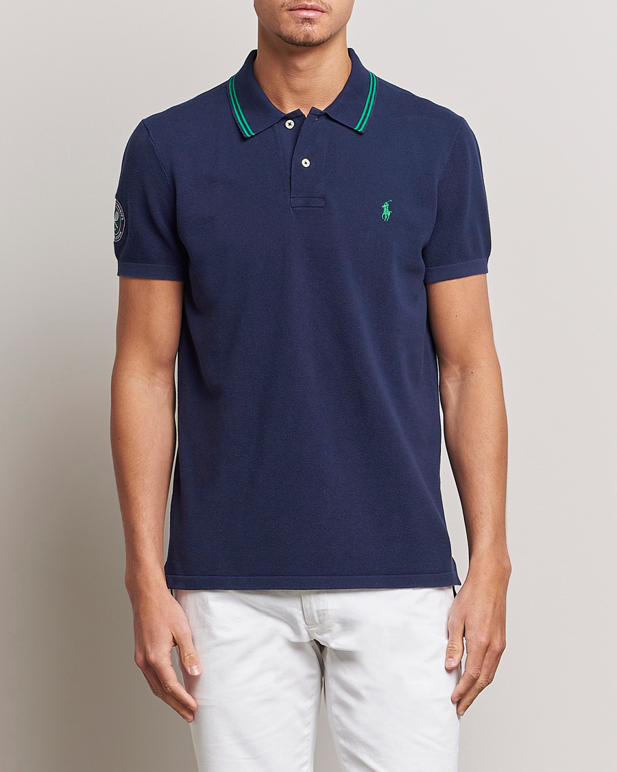 Heren | Polo's | Polo Ralph Lauren | Custom Slim Fit Wimbledon Polo Refined Navy