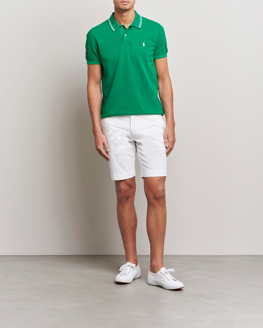 Heren | Polo's | Polo Ralph Lauren | Custom Slim Fit Wimbledon Polo Stem Green