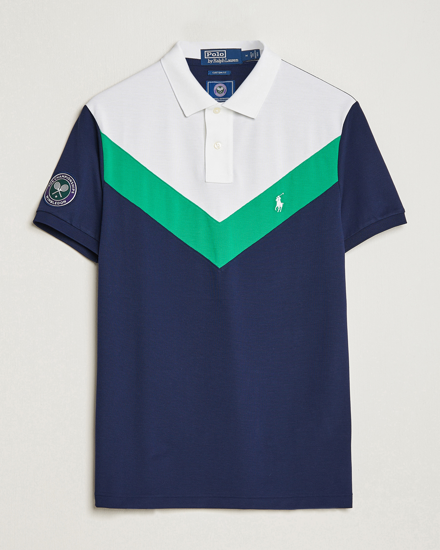 Heren | Polo's | Polo Ralph Lauren | Performance Wimbledon Polo Refined Navy Multi