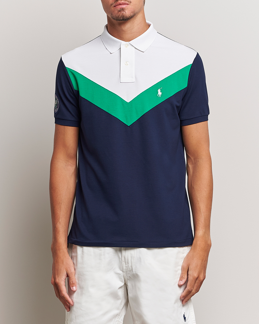 Heren | Polo's | Polo Ralph Lauren | Performance Wimbledon Polo Refined Navy Multi