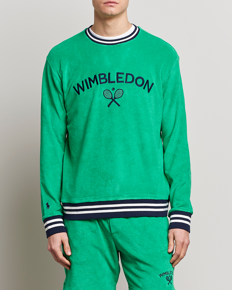 Heren | Truien | Polo Ralph Lauren | Wimbledon Terry Sweatshirt Stem Green