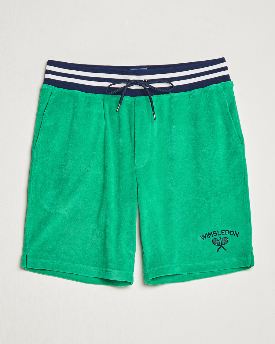 Heren | Korte broek | Polo Ralph Lauren | Wimbledon Terry Sweatshorts Stem Green