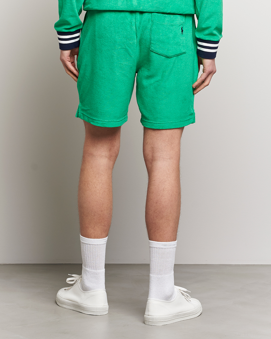 Heren | Korte broek | Polo Ralph Lauren | Wimbledon Terry Sweatshorts Stem Green