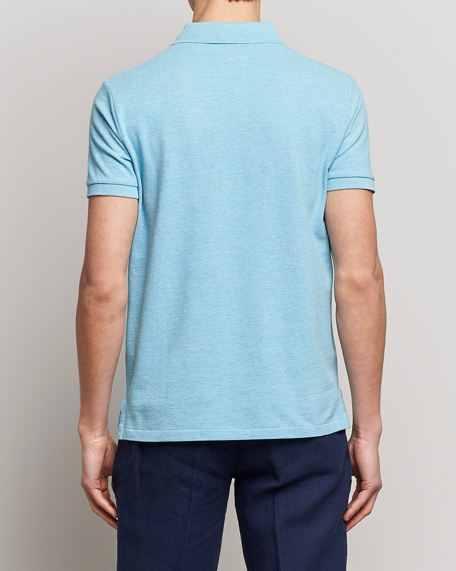 Heren | Polo's | Polo Ralph Lauren | Custom Slim Fit Polo Watchhill Blue Heather