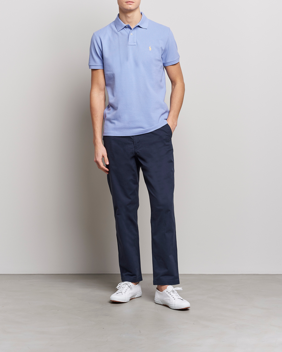 Heren | Polo's | Polo Ralph Lauren | Custom Slim Fit Polo Lafayette Blue