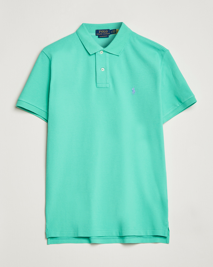 Heren | Polo's | Polo Ralph Lauren | Custom Slim Fit Polo Sunset Green