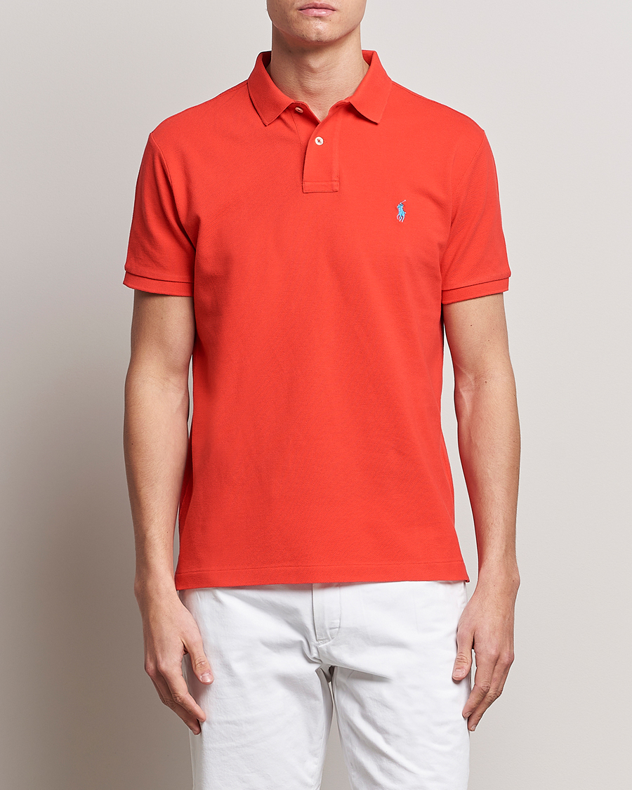 Heren | Polo's | Polo Ralph Lauren | Custom Slim Fit Polo Petal Rose