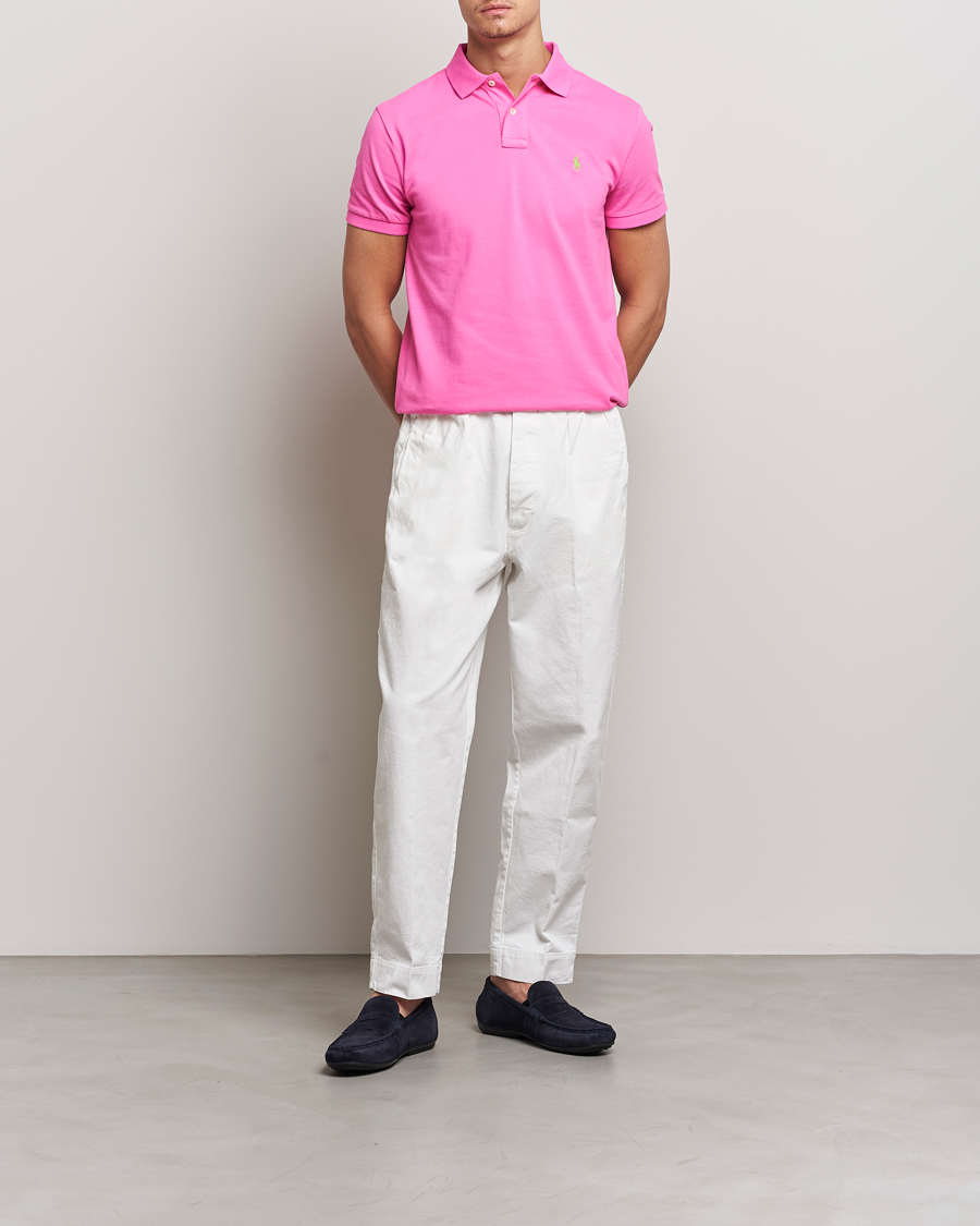 Heren | Polo's | Polo Ralph Lauren | Custom Slim Fit Polo Dalia Pink