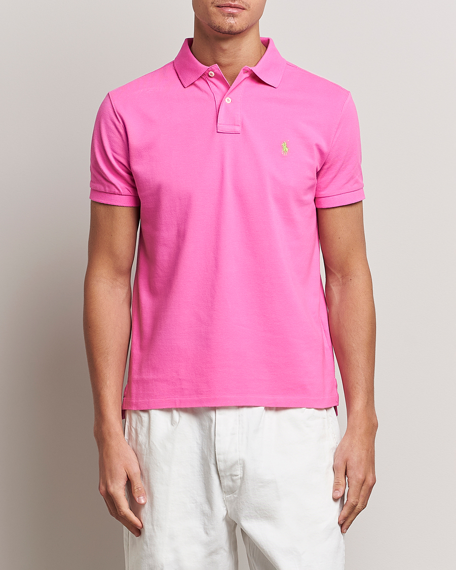 Heren | Polo's | Polo Ralph Lauren | Custom Slim Fit Polo Dalia Pink