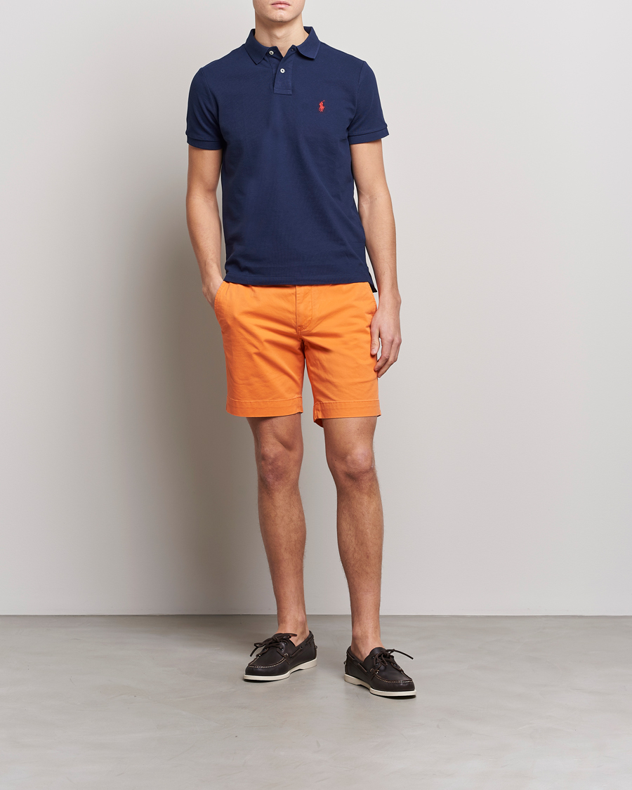 Heren | Korte broek | Polo Ralph Lauren | Tailored Slim Fit Shorts Optic Orange