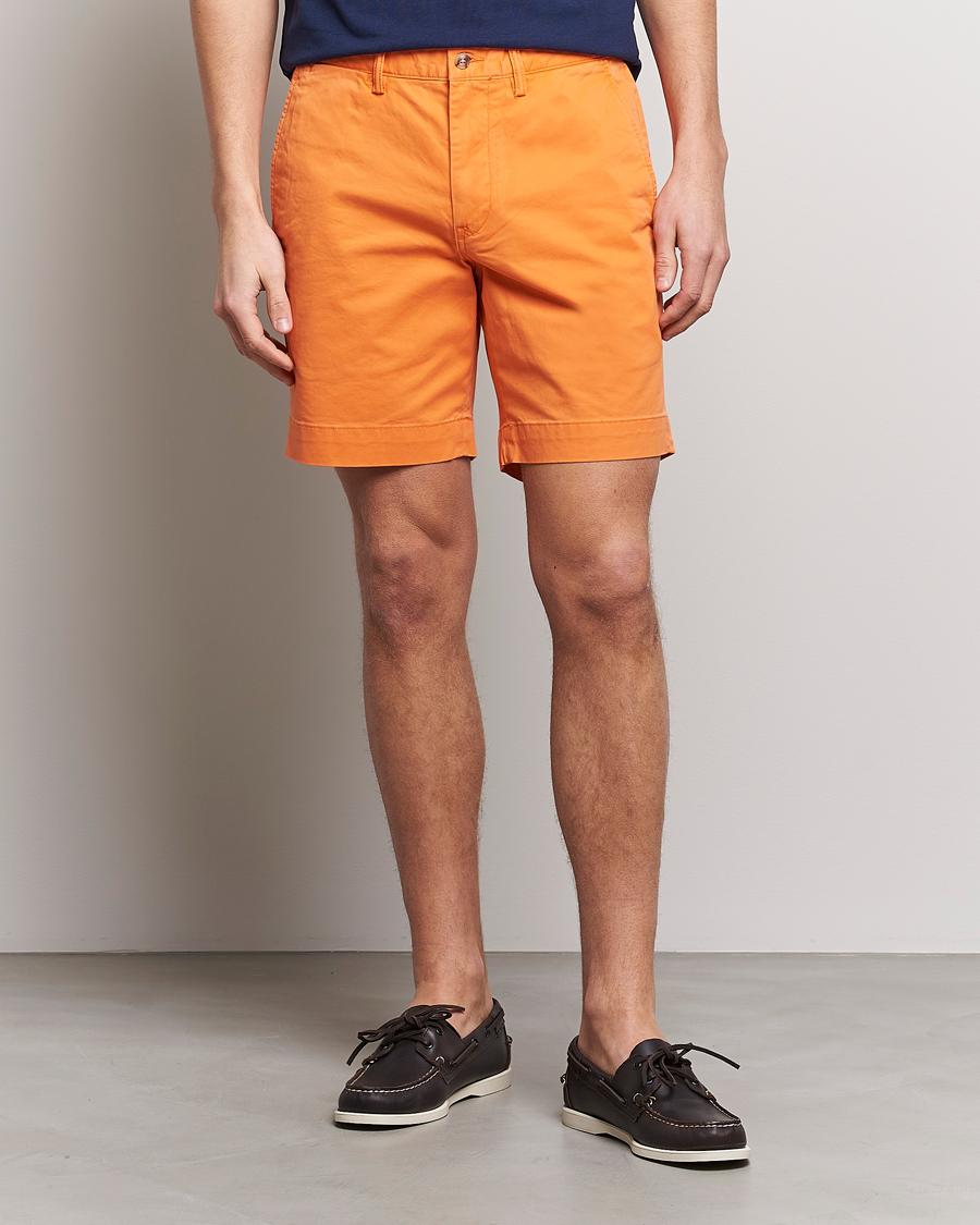 Heren | Korte broek | Polo Ralph Lauren | Tailored Slim Fit Shorts Optic Orange