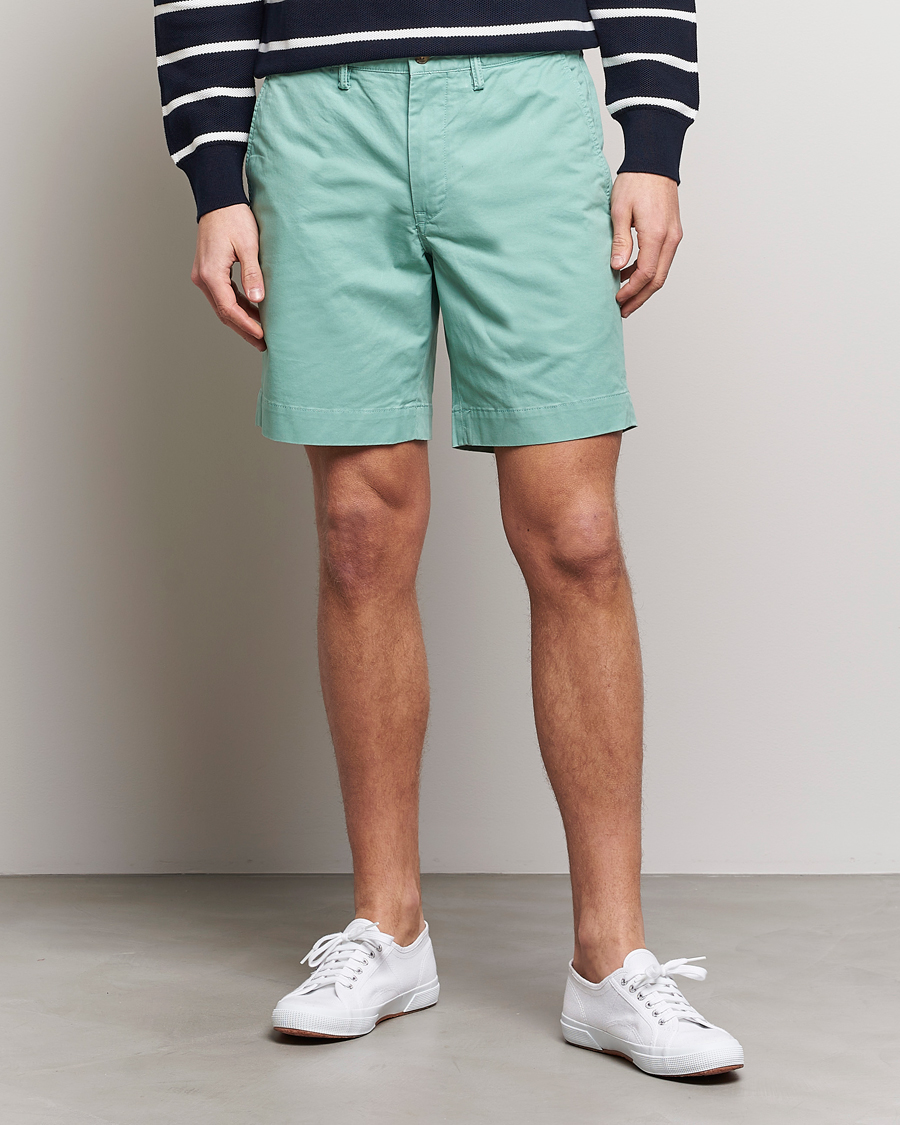 Heren | Korte broek | Polo Ralph Lauren | Tailored Slim Fit Shorts Faded Mint