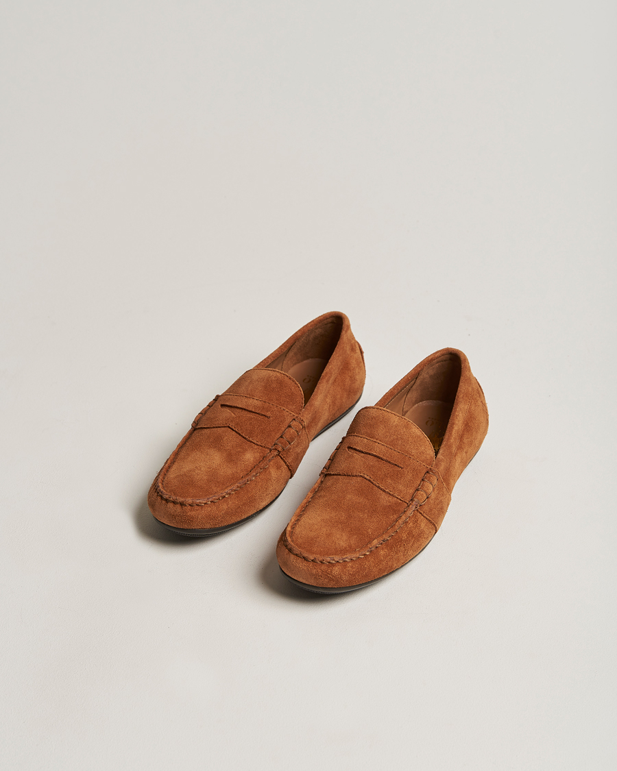 Heren | Mocassins | Polo Ralph Lauren | Reynold Suede Driving Loafer Teak