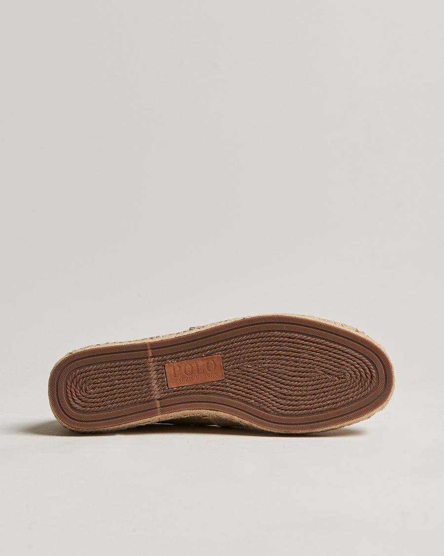 Heren | Polo Ralph Lauren Cevio Suede Espandrilles Bone | Polo Ralph Lauren | Cevio Suede Espandrilles Bone