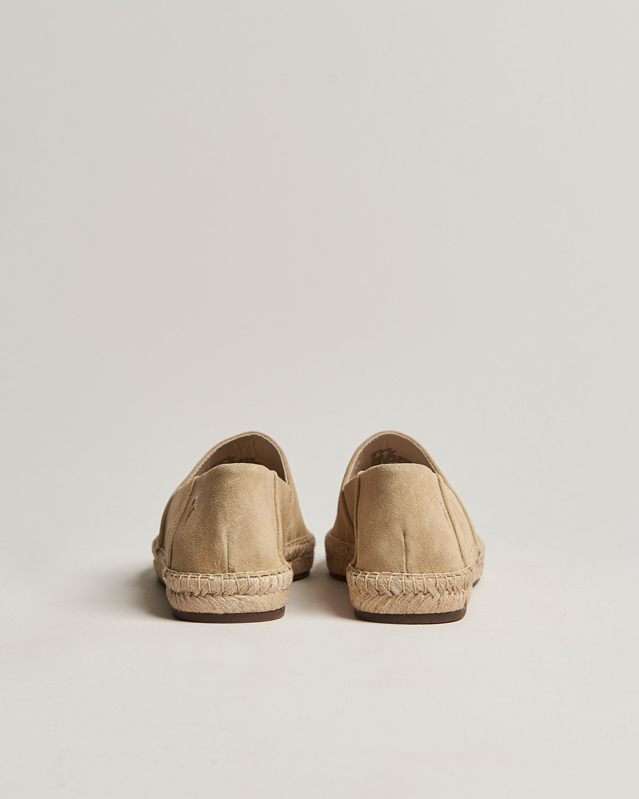 Heren | Polo Ralph Lauren Cevio Suede Espandrilles Bone | Polo Ralph Lauren | Cevio Suede Espandrilles Bone