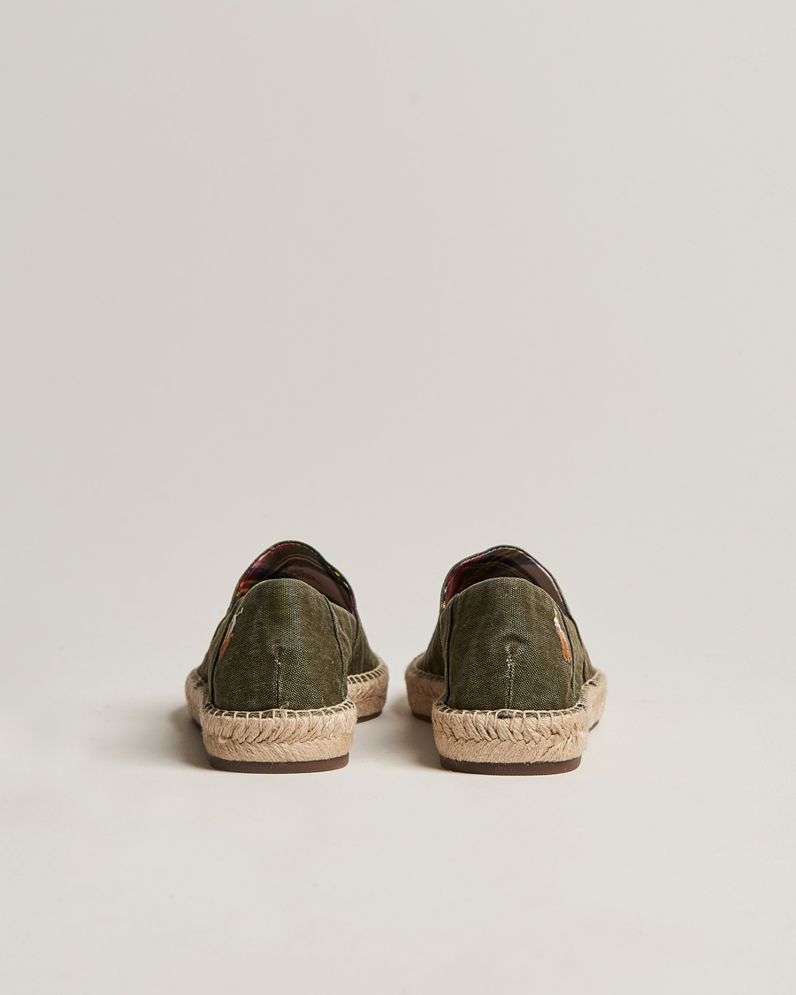 Heren | Cevio Canvas Espandrilles Canopy Green | Polo Ralph Lauren | Cevio Canvas Espandrilles Canopy Green