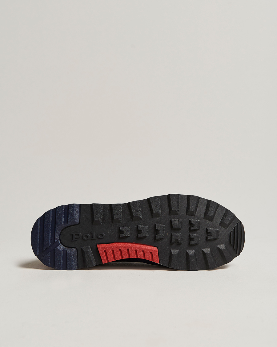 Heren | Polo Ralph Lauren Trackstr 200 Running Sneaker Hunter Navy | Polo Ralph Lauren | Trackstr 200 Running Sneaker Hunter Navy