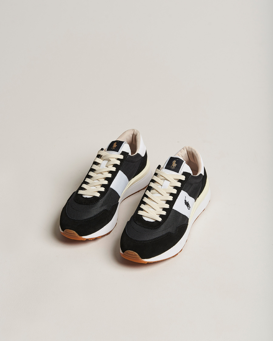 Heren | Polo Ralph Lauren Train 89 Running Sneaker Black | Polo Ralph Lauren | Train 89 Running Sneaker Black