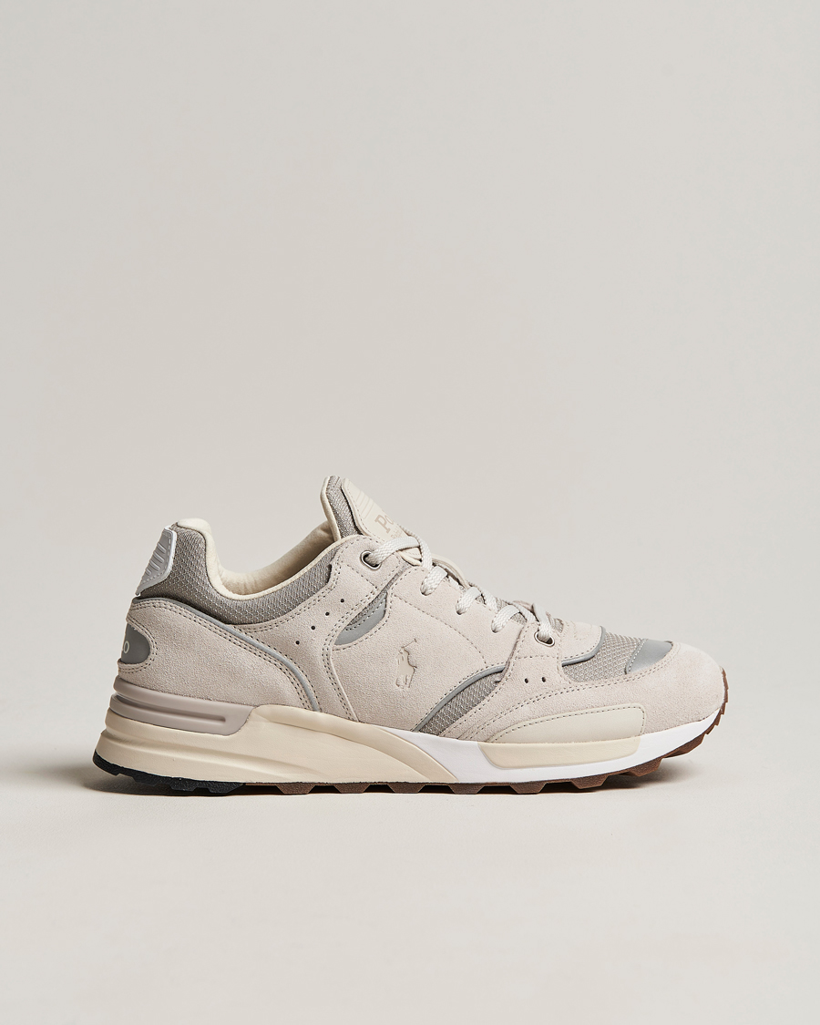 Heren | Polo Ralph Lauren Trackstr 200 Running Sneaker Dove Grey | Polo Ralph Lauren | Trackstr 200 Running Sneaker Dove Grey