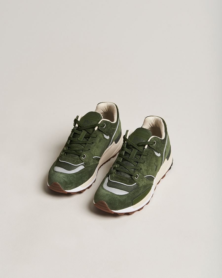 Heren | Trackstr 200 Running Sneaker Drab | Polo Ralph Lauren | Trackstr 200 Running Sneaker Drab
