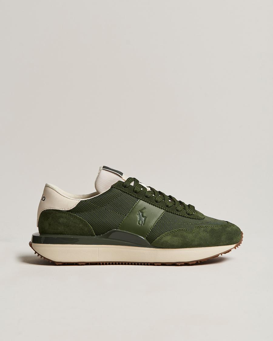 Heren | Train 89 Running Sneaker Classic Drab | Polo Ralph Lauren | Train 89 Running Sneaker Classic Drab