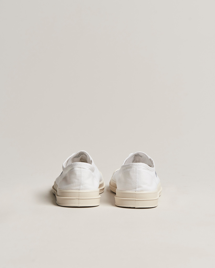 Heren | Polo Ralph Lauren Paloma Canvas Sneaker White/Navy | Polo Ralph Lauren | Paloma Canvas Sneaker White/Navy