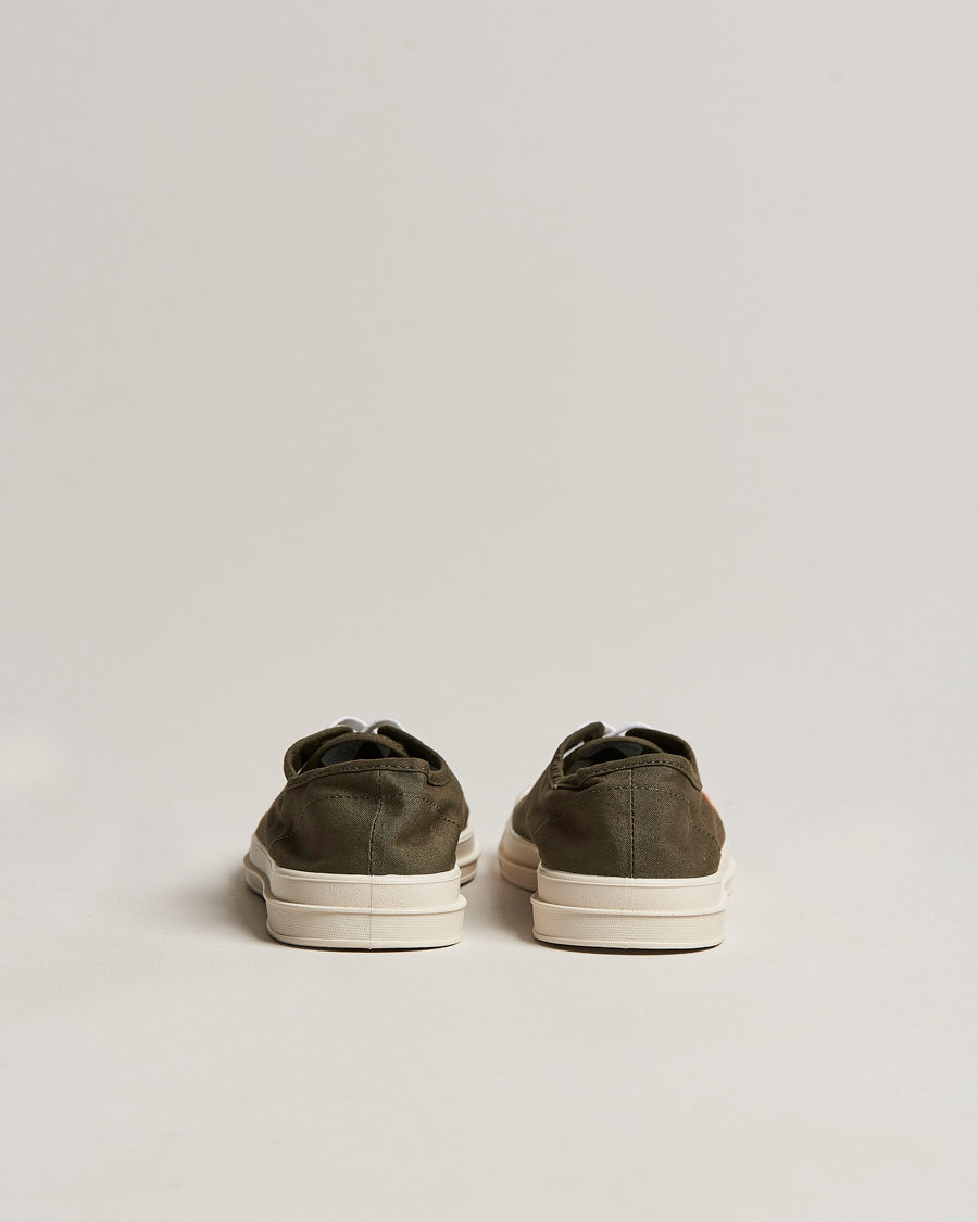 Heren | Paloma Canvas Sneaker Canopy Olive/Orange | Polo Ralph Lauren | Paloma Canvas Sneaker Canopy Olive/Orange