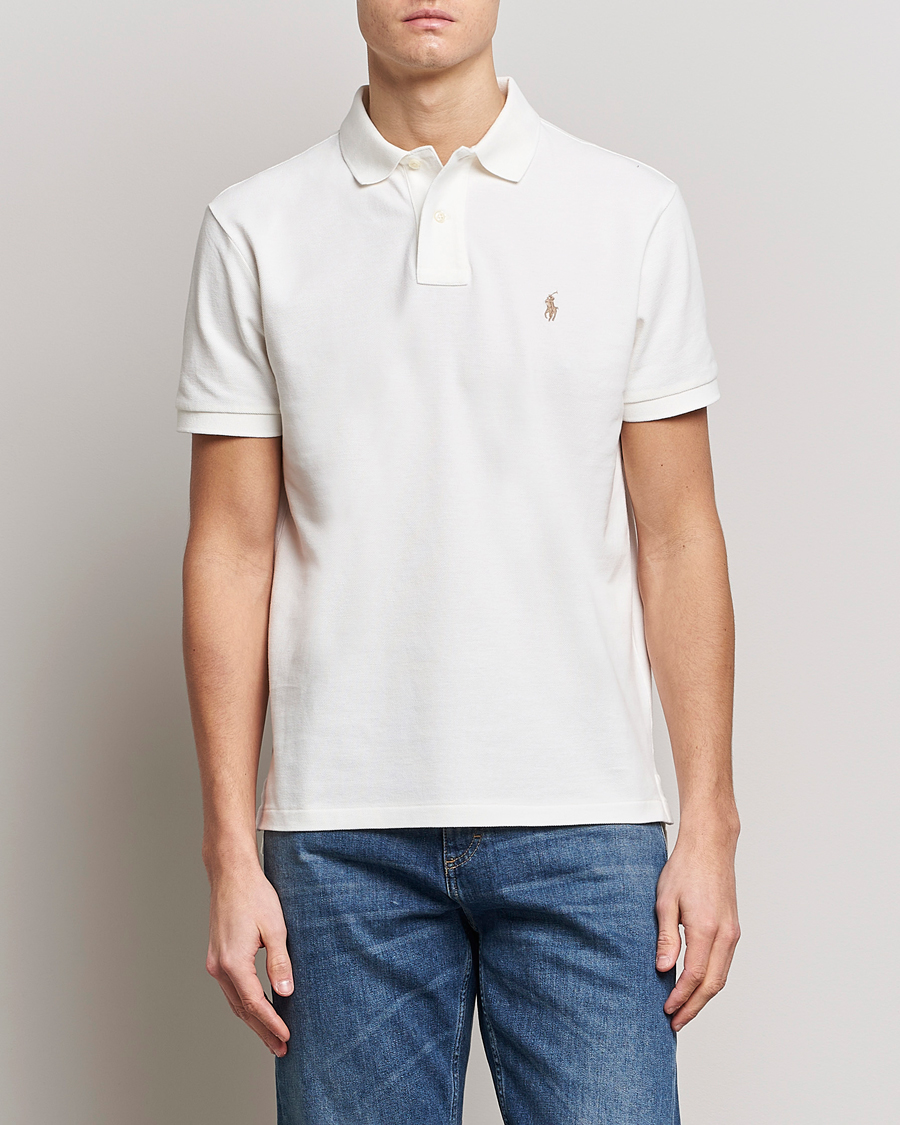 Heren |  | Polo Ralph Lauren | Custom Slim Fit Polo Deckwash White