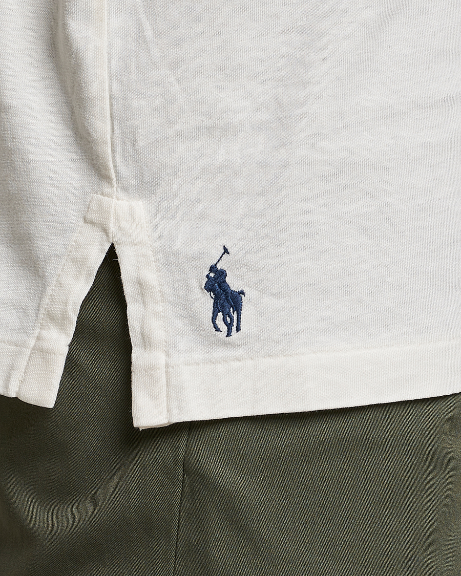 Heren | Polo's | Polo Ralph Lauren | Cotton/Linen Polo Antique Cream