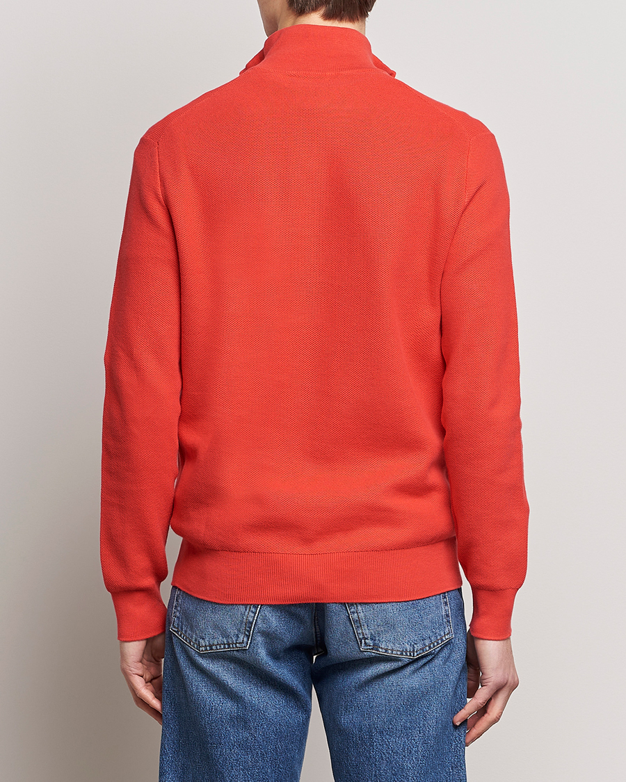Heren | Truien | Polo Ralph Lauren | Textured Half-Zip Red Reef