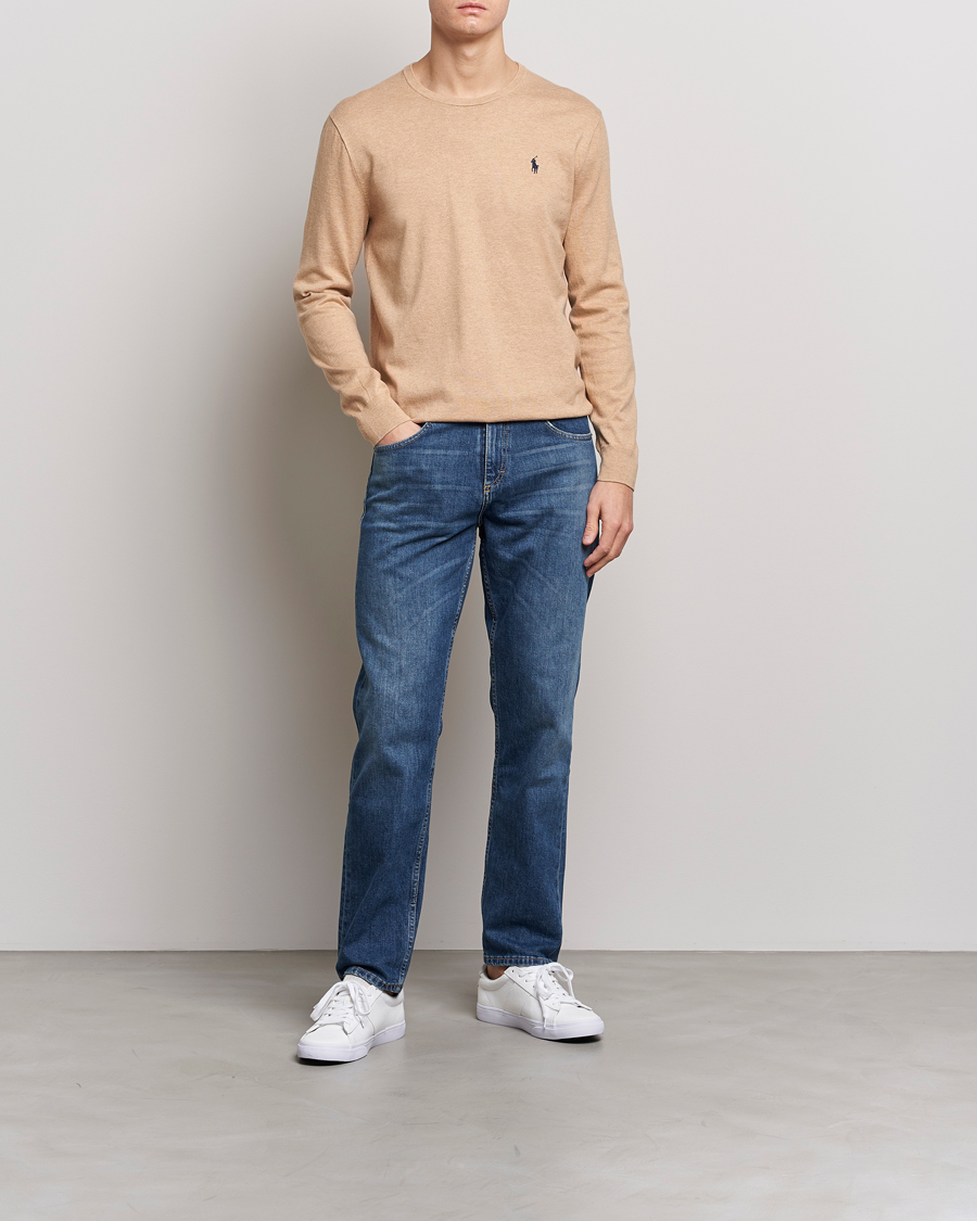 Heren | Truien | Polo Ralph Lauren | Cotton Crew Neck Sweater Camel Melange