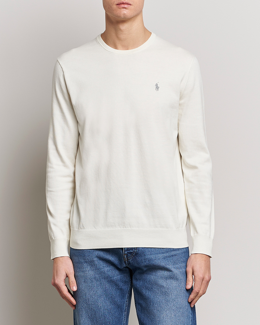 Heren | Truien | Polo Ralph Lauren | Cotton Crew Neck Sweater Antique Cream