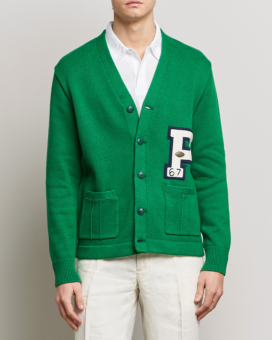 Heren | Truien | Polo Ralph Lauren | Cotton Knitted Varsity Cardigan New Forest