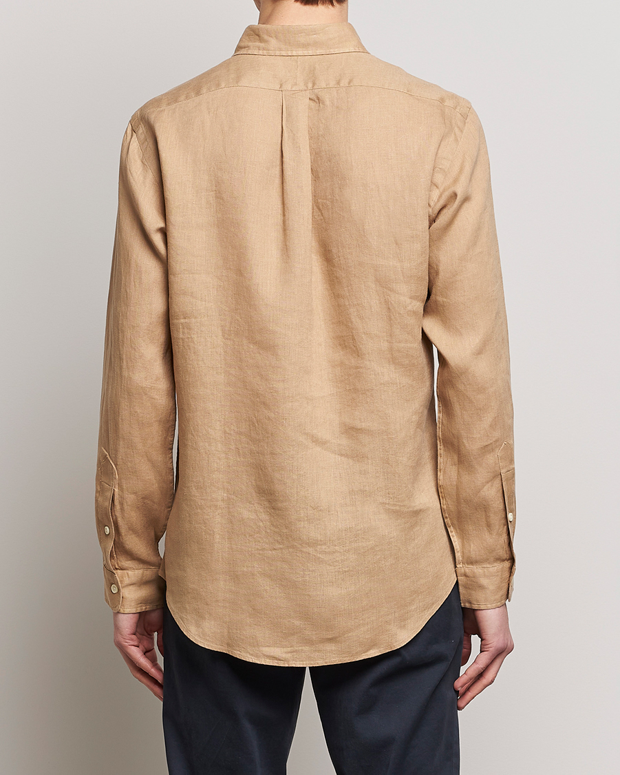 Heren | Overhemden | Polo Ralph Lauren | Custom Fit Linen Button Down Vintage Khaki