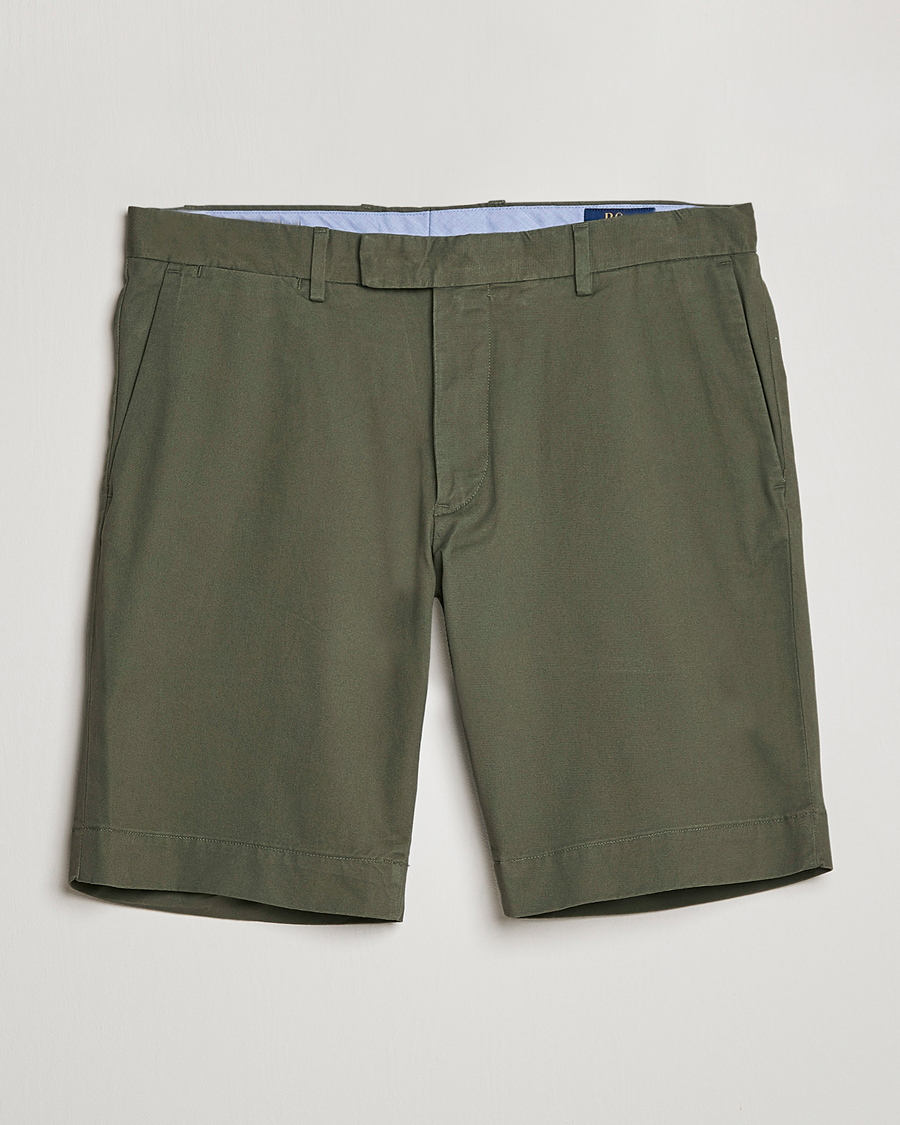 Heren | Korte broek | Polo Ralph Lauren | Tailored Slim Fit Shorts Fossil Green