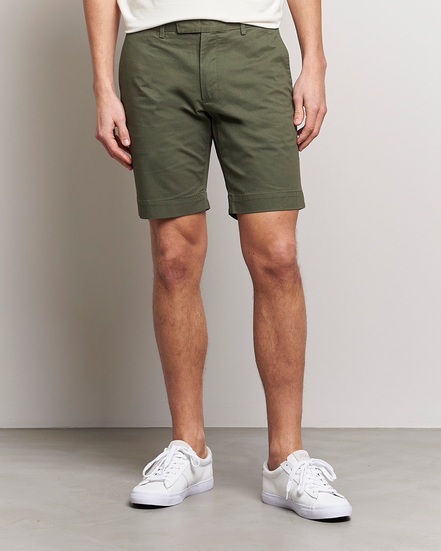 Heren | Nieuws | Polo Ralph Lauren | Tailored Slim Fit Shorts Fossil Green