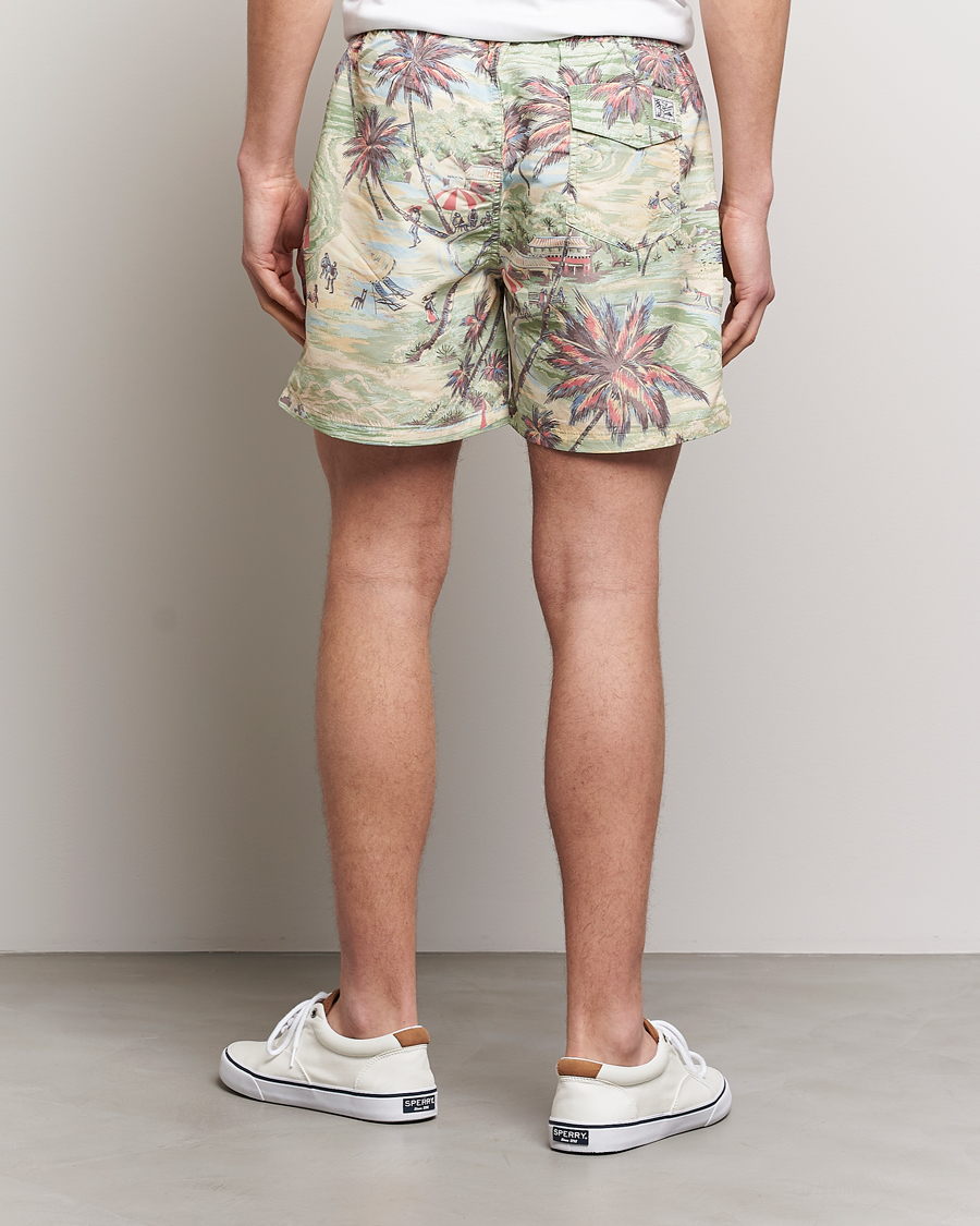 Heren | Zwembroek | Polo Ralph Lauren | Hawaiian Bazar Swimshorts Beach Green