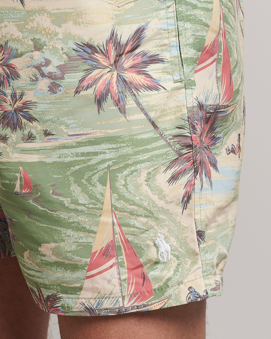 Heren | Zwembroek | Polo Ralph Lauren | Hawaiian Bazar Swimshorts Beach Green