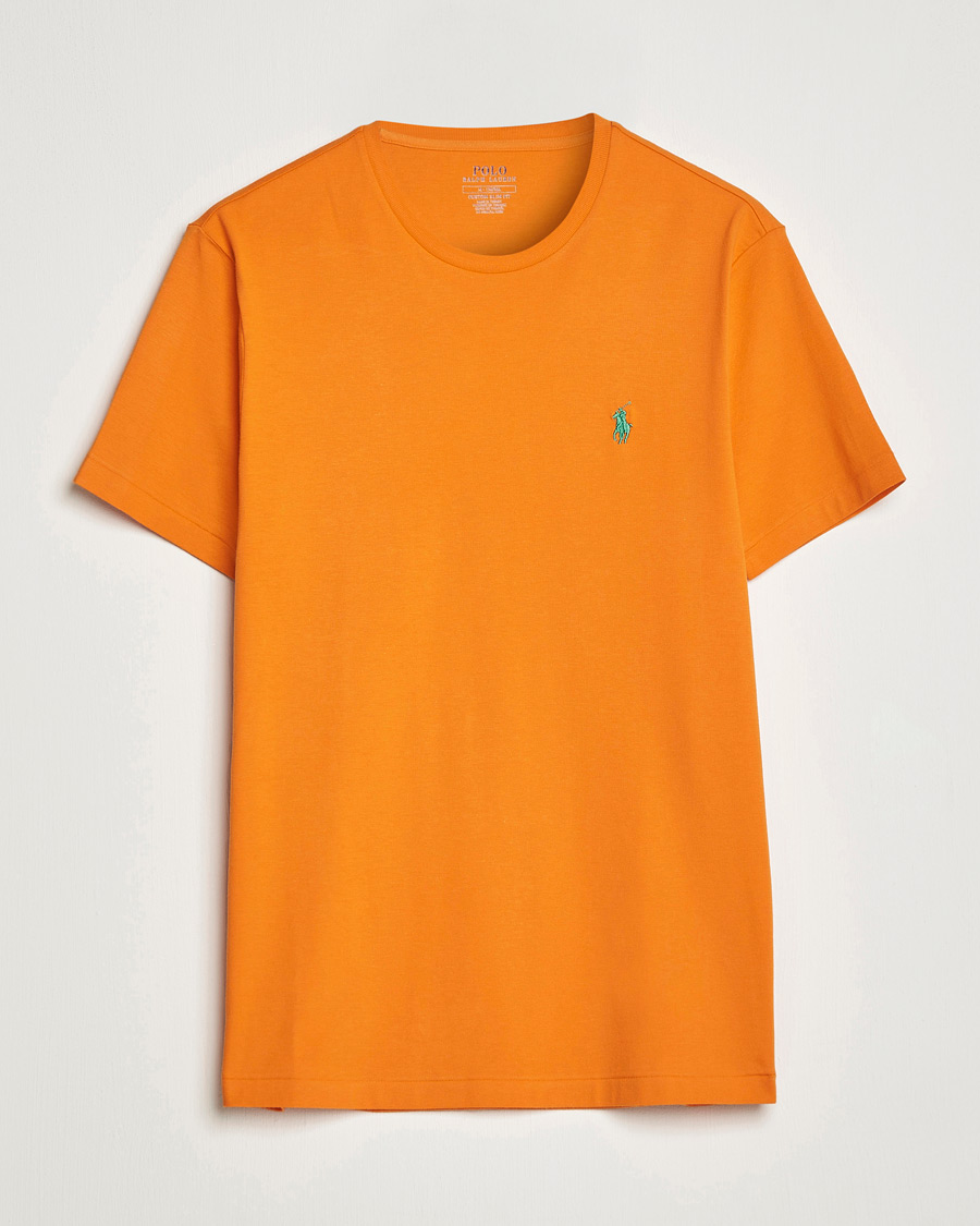 Heren | T-shirts | Polo Ralph Lauren | Crew Neck T-Shirt Optic Orange